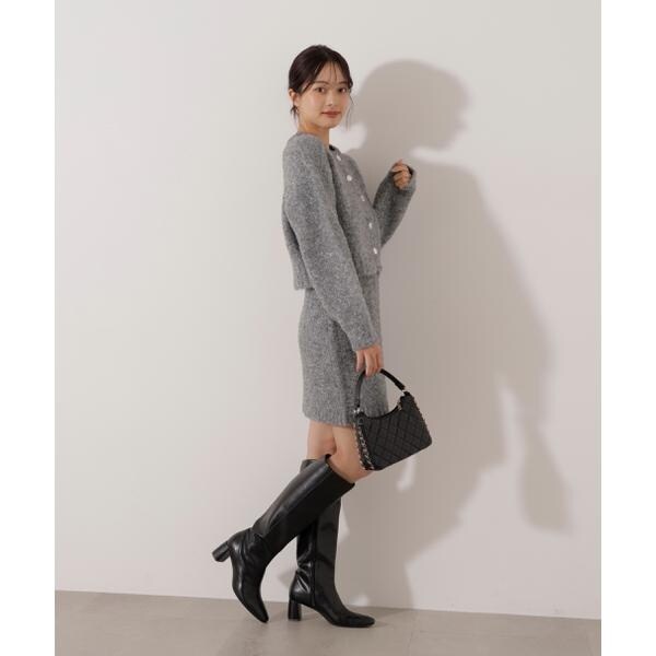 プロポーション ボディドレッシング（PROPORTION BODY DRESSING）/《EDIT COLOGNE》サイドリボンニットSETUP