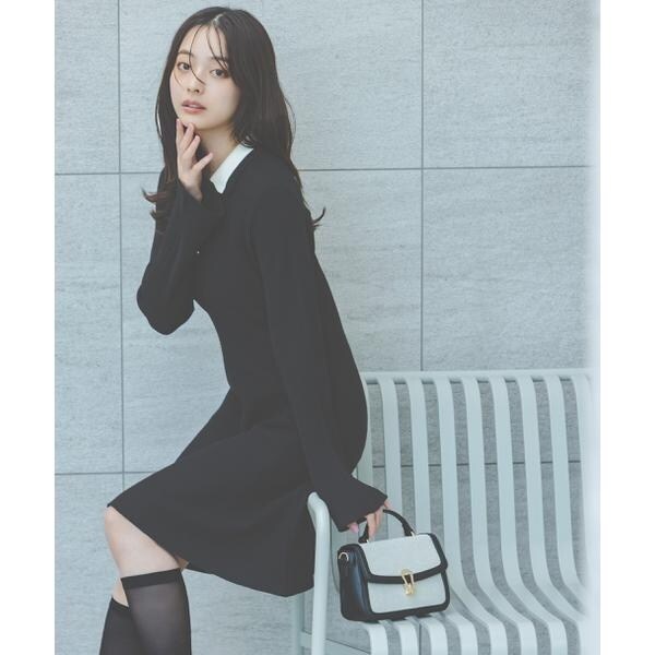 プロポーション ボディドレッシング（PROPORTION BODY DRESSING）/《EDIT COLOGNE》ポロミニニットワンピース