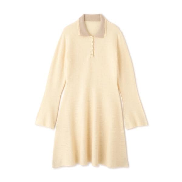 プロポーション ボディドレッシング（PROPORTION BODY DRESSING）/《EDIT COLOGNE》ポロミニニットワンピース