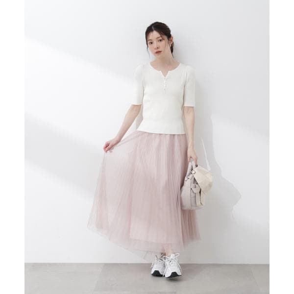 プロポーション ボディドレッシング（PROPORTION BODY DRESSING）/《EDIT COLOGNE》ラメプリーツスカート26SS_3