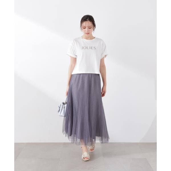 プロポーション ボディドレッシング（PROPORTION BODY DRESSING）/《EDIT COLOGNE》ラメプリーツスカート26SS_19