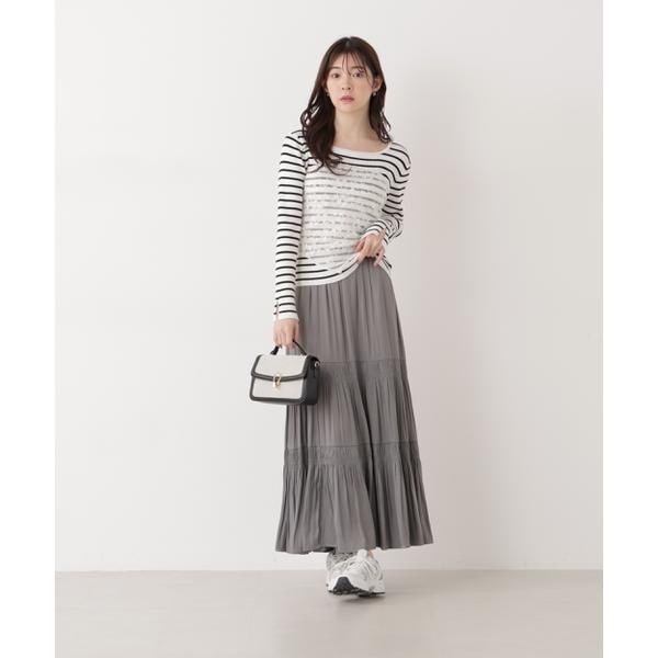 プロポーション ボディドレッシング（PROPORTION BODY DRESSING）/《EDIT COLOGNE》ランダムギャザースカート　26SS