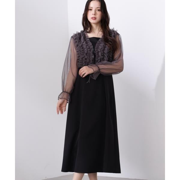 プロポーション ボディドレッシング（PROPORTION BODY DRESSING）/＜L＞ラッフルボレロセットアップ　26SS