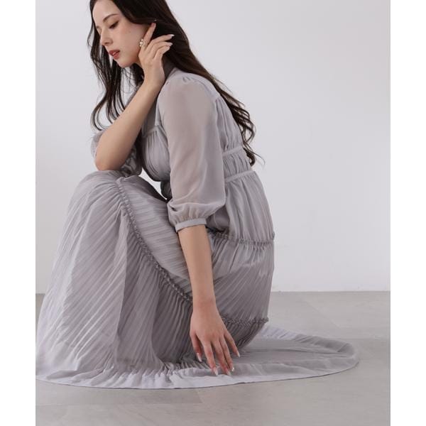 プロポーション ボディドレッシング（PROPORTION BODY DRESSING）/＜L＞ピンタックロングワンピース　26SS_1