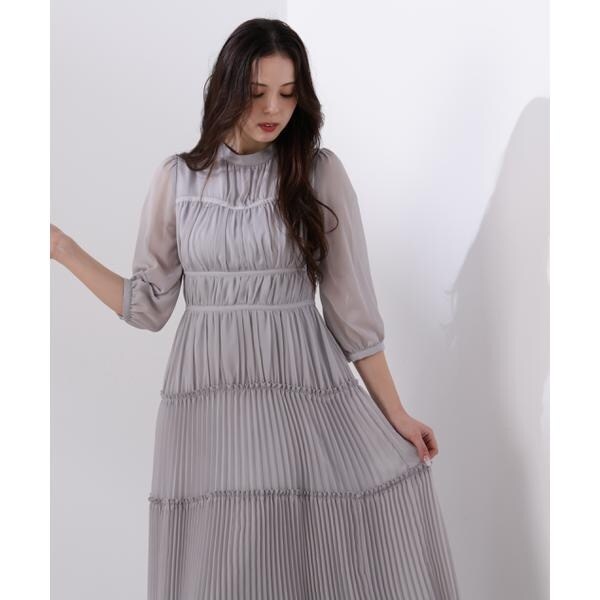 プロポーション ボディドレッシング（PROPORTION BODY DRESSING）/＜L＞ピンタックロングワンピース　26SS_4