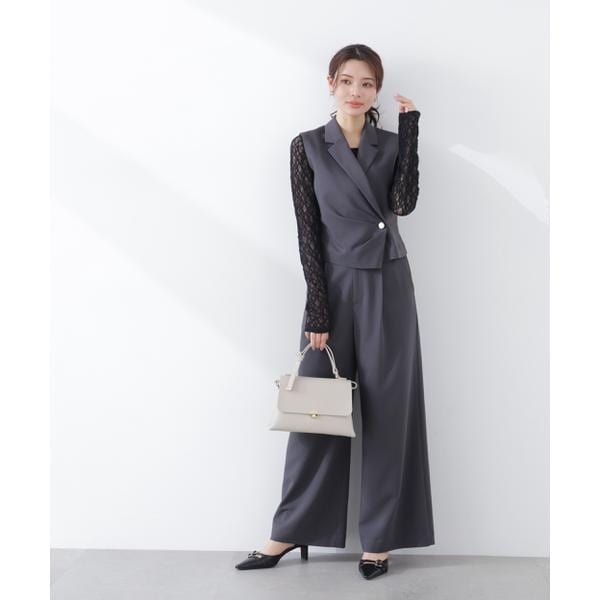 プロポーション ボディドレッシング（PROPORTION BODY DRESSING）/タックアシメジレ　26SS