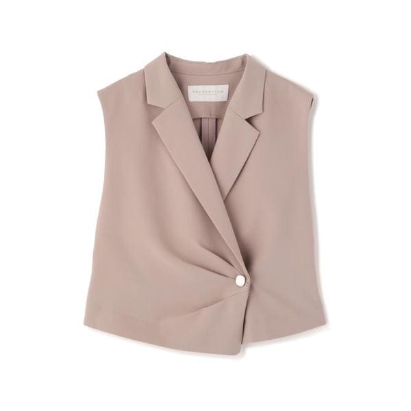 プロポーション ボディドレッシング（PROPORTION BODY DRESSING）/タックアシメジレ　26SS