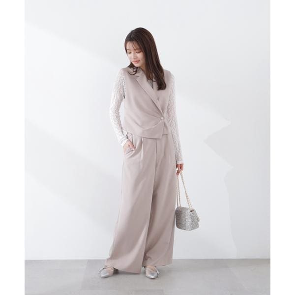 プロポーション ボディドレッシング（PROPORTION BODY DRESSING）/タックアシメジレ　26SS