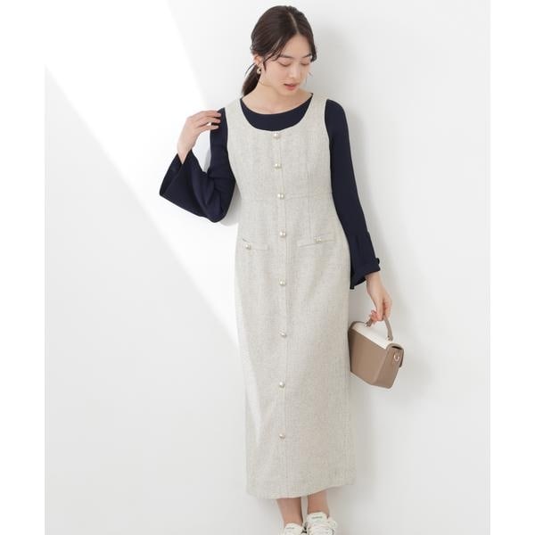 プロポーション ボディドレッシング（PROPORTION BODY DRESSING）/スプリングツイードジャンスカ　26SS 7,150円