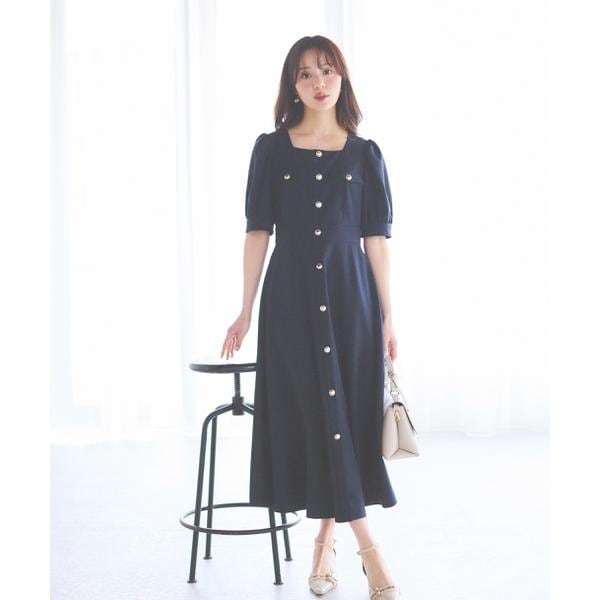 プロポーション ボディドレッシング（PROPORTION BODY DRESSING）/フロント釦ワンピース　26SS_2