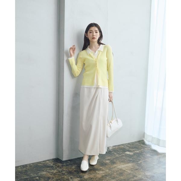 プロポーション ボディドレッシング（PROPORTION BODY DRESSING）/＜今村朱里さんコラボ＞アシメタックナロースカート 26SS_1