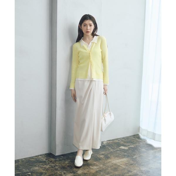 プロポーション ボディドレッシング（PROPORTION BODY DRESSING）/＜今村朱里さんコラボ＞アシメタックナロースカート 26SS_2