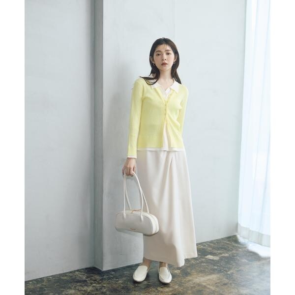 プロポーション ボディドレッシング（PROPORTION BODY DRESSING）/＜今村朱里さんコラボ＞アシメタックナロースカート 26SS_3