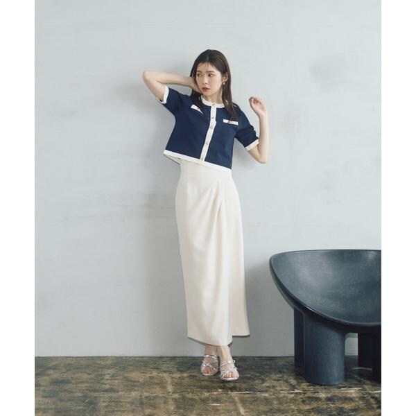プロポーション ボディドレッシング（PROPORTION BODY DRESSING）/＜今村朱里さんコラボ＞アシメタックナロースカート 26SS_6