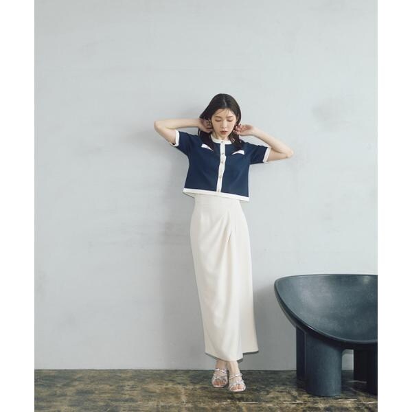 プロポーション ボディドレッシング（PROPORTION BODY DRESSING）/＜今村朱里さんコラボ＞アシメタックナロースカート 26SS_7