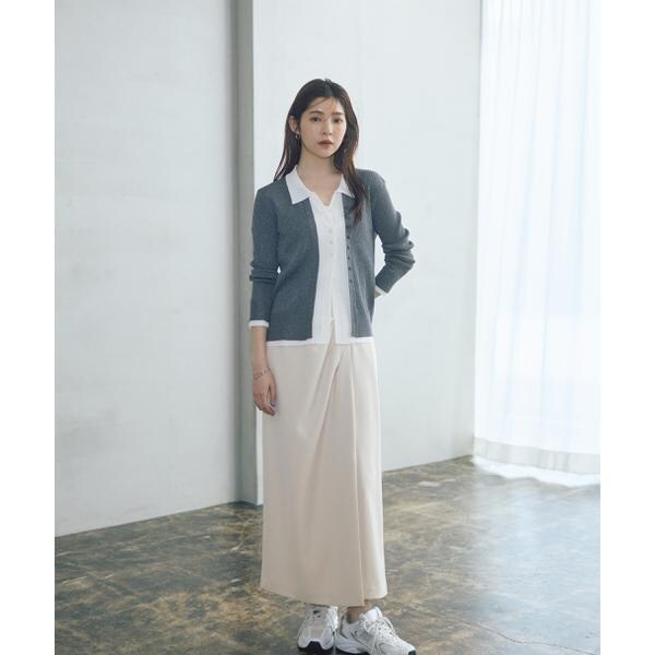 プロポーション ボディドレッシング（PROPORTION BODY DRESSING）/＜今村朱里さんコラボ＞アシメタックナロースカート 26SS_12