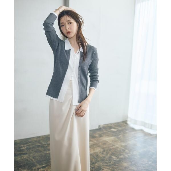 プロポーション ボディドレッシング（PROPORTION BODY DRESSING）/＜今村朱里さんコラボ＞アシメタックナロースカート 26SS_14
