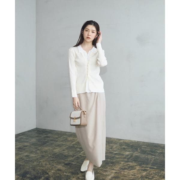 プロポーション ボディドレッシング（PROPORTION BODY DRESSING）/＜今村朱里さんコラボ＞アシメタックナロースカート 26SS_15