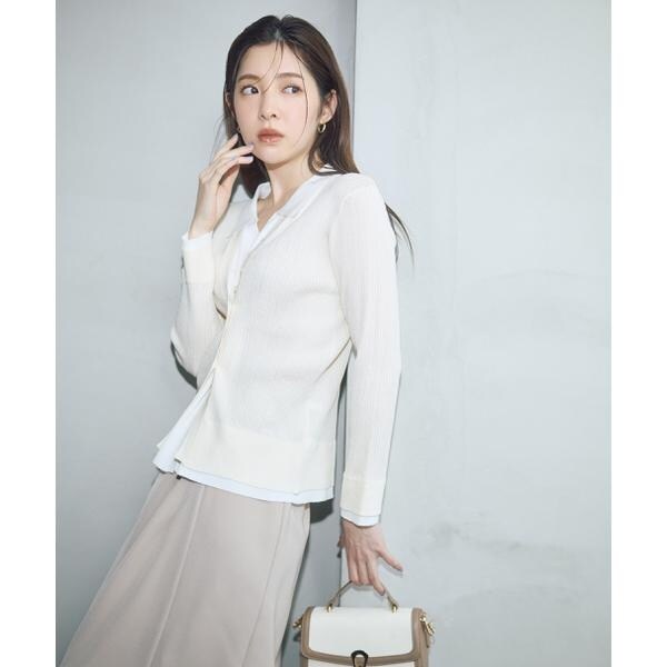 プロポーション ボディドレッシング（PROPORTION BODY DRESSING）/＜今村朱里さんコラボ＞アシメタックナロースカート 26SS_17