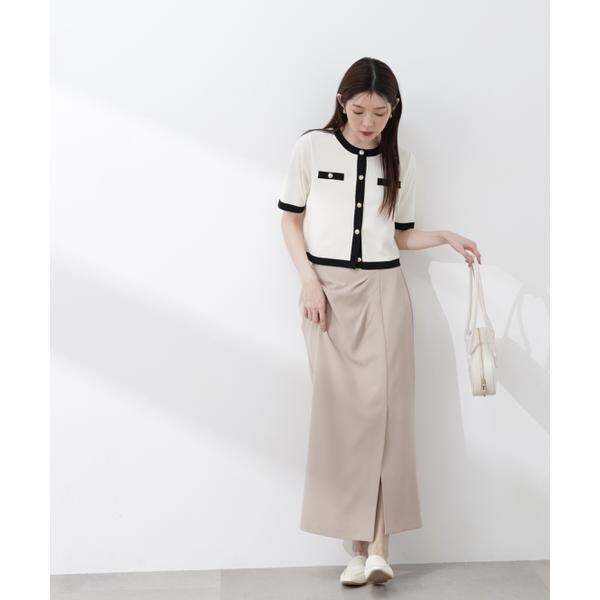 プロポーション ボディドレッシング（PROPORTION BODY DRESSING）/＜今村朱里さんコラボ＞アシメタックナロースカート 26SS_18