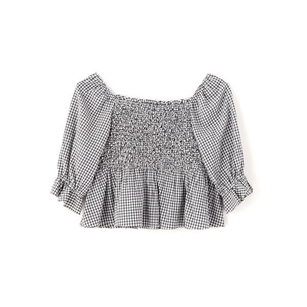 プロポーション ボディドレッシング（PROPORTION BODY DRESSING）/〈a／mie〉シャーリングペプラムブラウス 26SS_8