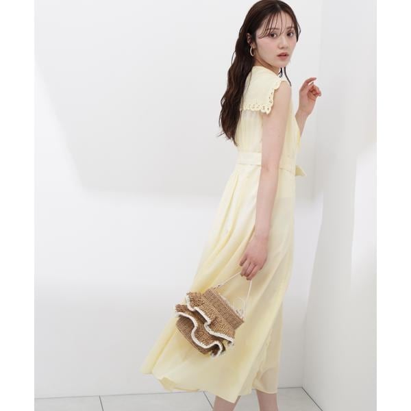 プロポーション ボディドレッシング（PROPORTION BODY DRESSING）/＜中川紅葉さん着用＞セーラーカラーレーストリムワンピース