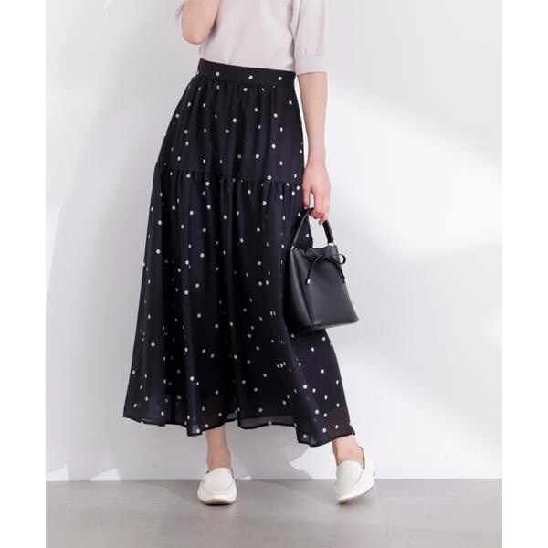 プロポーション ボディドレッシング（PROPORTION BODY DRESSING）/ドットプリントティアードスカート 26SS_6