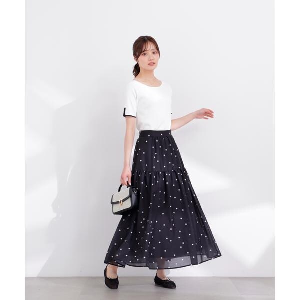 プロポーション ボディドレッシング（PROPORTION BODY DRESSING）/ドットプリントティアードスカート 26SS_10