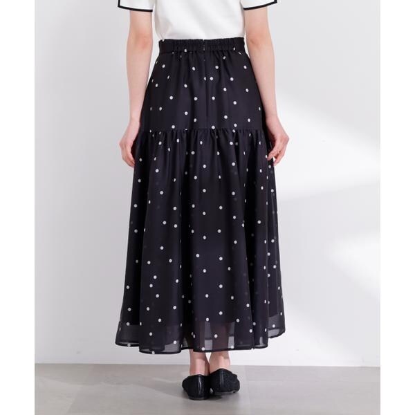 プロポーション ボディドレッシング（PROPORTION BODY DRESSING）/ドットプリントティアードスカート 26SS_14