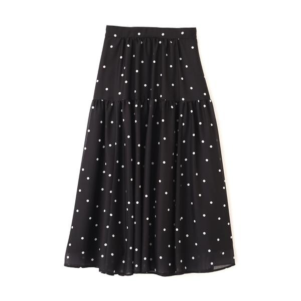 プロポーション ボディドレッシング（PROPORTION BODY DRESSING）/ドットプリントティアードスカート 26SS_18