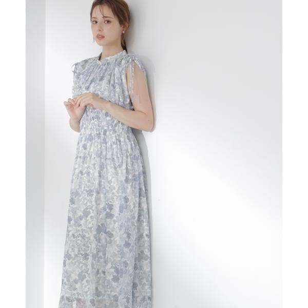 プロポーション ボディドレッシング（PROPORTION BODY DRESSING）/2wayスリーブ花柄シャーリングワンピース 26SS_1