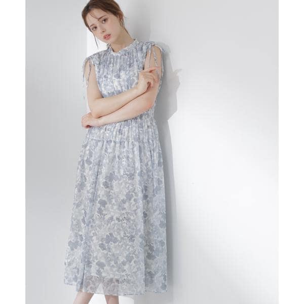 プロポーション ボディドレッシング（PROPORTION BODY DRESSING）/2wayスリーブ花柄シャーリングワンピース 26SS_3