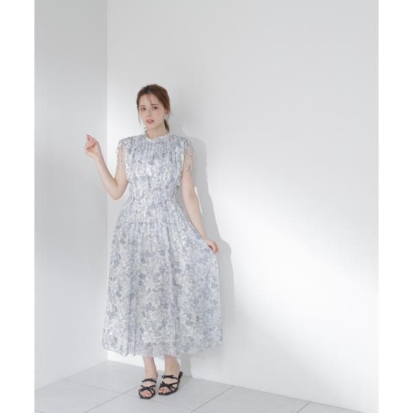プロポーション ボディドレッシング（PROPORTION BODY DRESSING）/2wayスリーブ花柄シャーリングワンピース 26SS_5