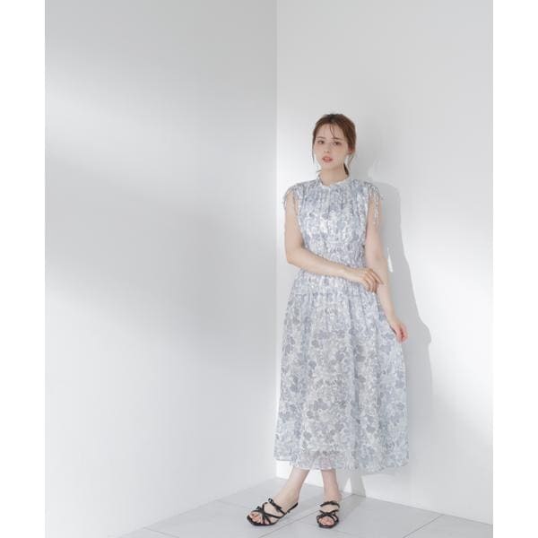 プロポーション ボディドレッシング（PROPORTION BODY DRESSING）/2wayスリーブ花柄シャーリングワンピース 26SS_6