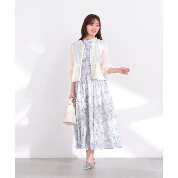 プロポーション ボディドレッシング（PROPORTION BODY DRESSING）/2wayスリーブ花柄シャーリングワンピース 26SS_9