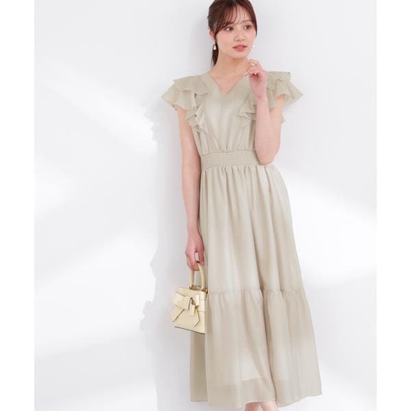 プロポーション ボディドレッシング（PROPORTION BODY DRESSING）/ラッフルスリーブワンピース 26SS_1