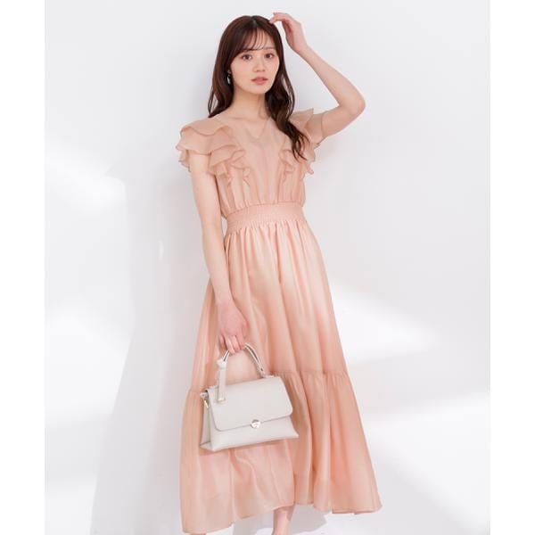 プロポーション ボディドレッシング（PROPORTION BODY DRESSING）/ラッフルスリーブワンピース 26SS