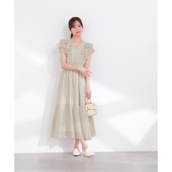 プロポーション ボディドレッシング（PROPORTION BODY DRESSING）/ラッフルスリーブワンピース 26SS_4