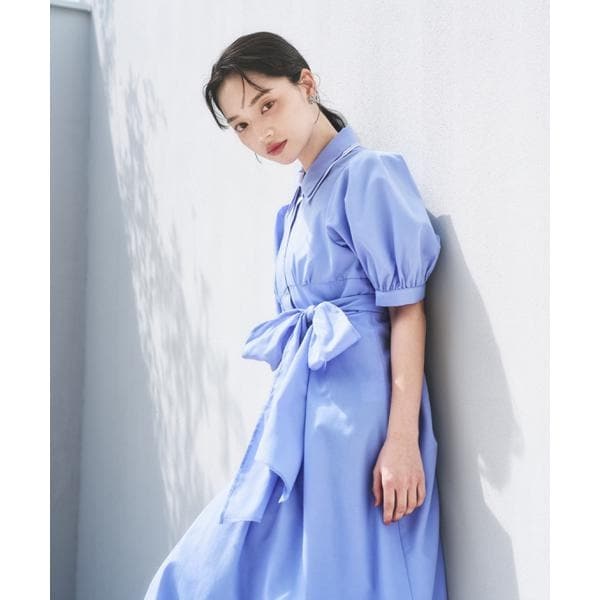 プロポーション ボディドレッシング（PROPORTION BODY DRESSING）/レイヤードカラーシャツワンピース 26SS