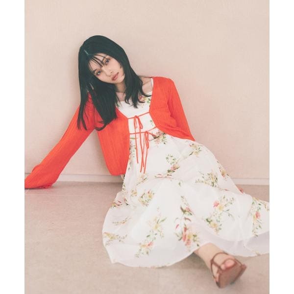 プロポーション ボディドレッシング（PROPORTION BODY DRESSING）/＜青島心さん着用＞ボタニカル花柄キャミワンピース