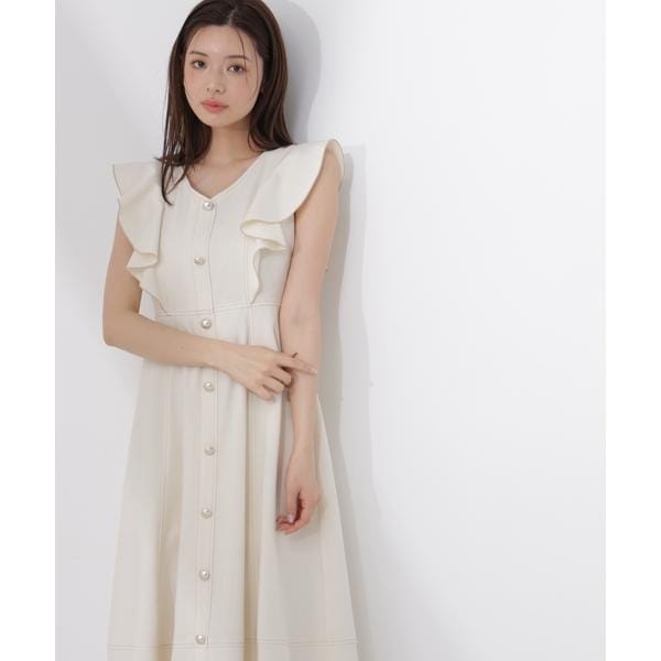 プロポーション ボディドレッシング（PROPORTION BODY DRESSING）/フロントボタンステッチワンピース26SS_1