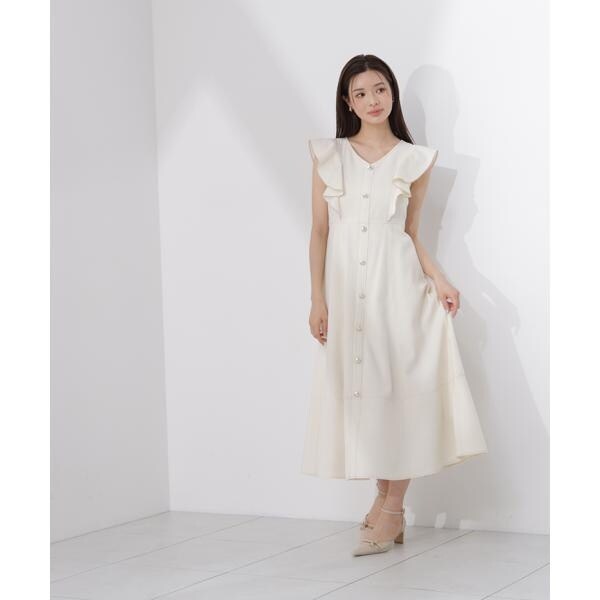 プロポーション ボディドレッシング（PROPORTION BODY DRESSING）/フロントボタンステッチワンピース26SS_4
