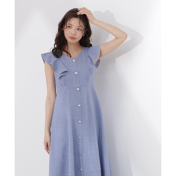 プロポーション ボディドレッシング（PROPORTION BODY DRESSING）/フロントボタンステッチワンピース26SS_15