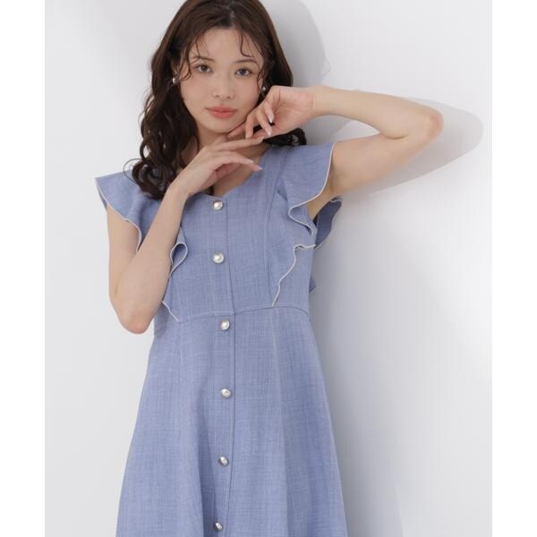 プロポーション ボディドレッシング（PROPORTION BODY DRESSING）/フロントボタンステッチワンピース26SS_16