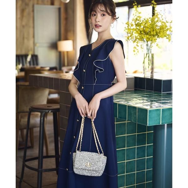 プロポーション ボディドレッシング（PROPORTION BODY DRESSING）/フロントボタンステッチワンピース26SS_19