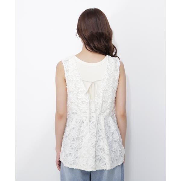 プロポーション ボディドレッシング（PROPORTION BODY DRESSING）/立体レースペプラムブラウス_9