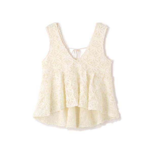 プロポーション ボディドレッシング（PROPORTION BODY DRESSING）/立体レースペプラムブラウス_15