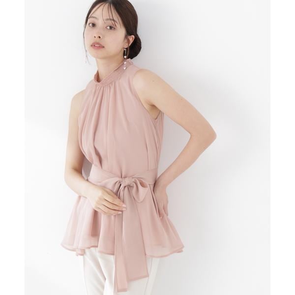 プロポーション ボディドレッシング（PROPORTION BODY DRESSING）/リボン付きギャザーブラウス_2