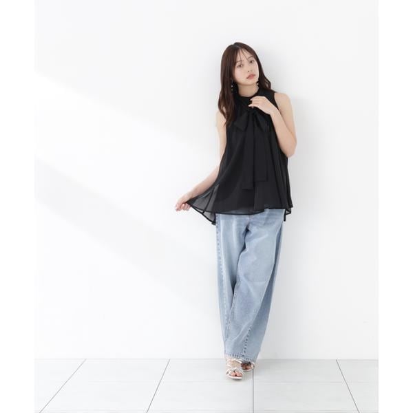 プロポーション ボディドレッシング（PROPORTION BODY DRESSING）/リボン付きギャザーブラウス_5