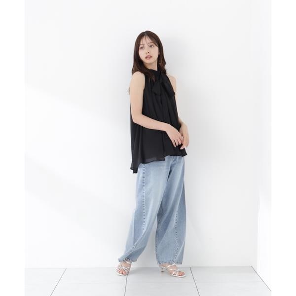 プロポーション ボディドレッシング（PROPORTION BODY DRESSING）/リボン付きギャザーブラウス_6